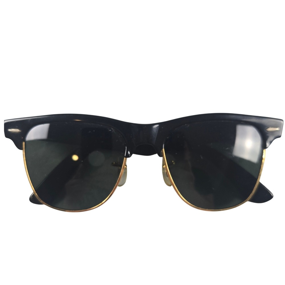 Vintage Ray-Ban B&L USA Clubmaster Style Black G15 Wayfarer Max Sunglasses